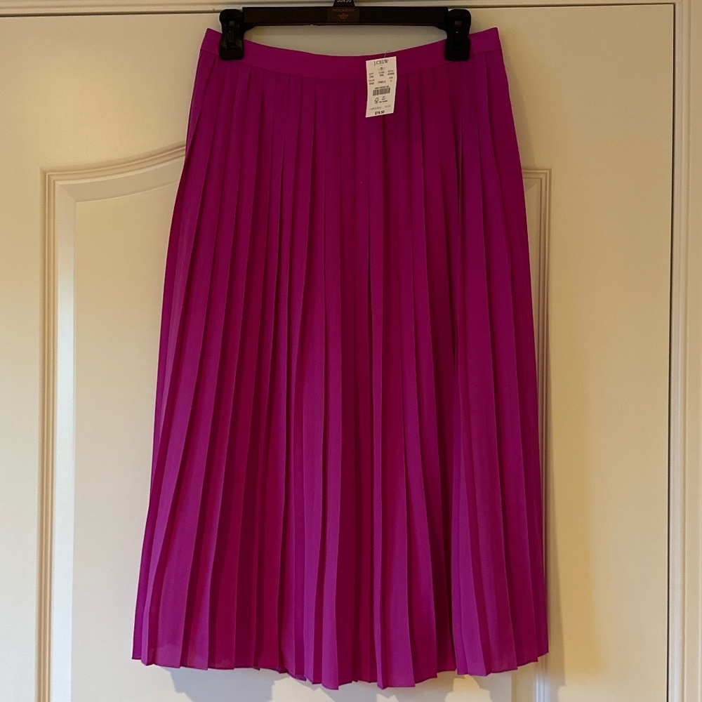 J. Crew Pleated Mini Skirt